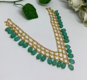 necklace/choker green